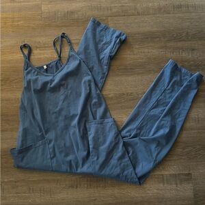 Blue Oversize Romper